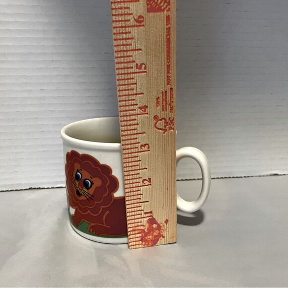 Vintage Gubor mug cup lion Studio Fischer & Fischer german pottery mug - Picture 5 of 9